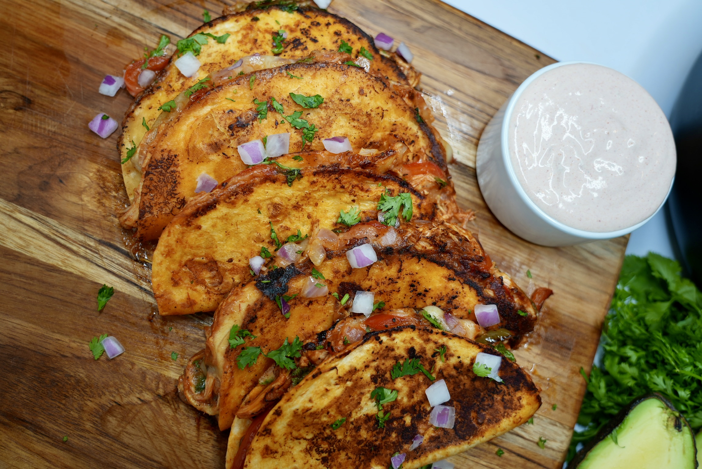 Juicy Chicken Pull Apart Tacos