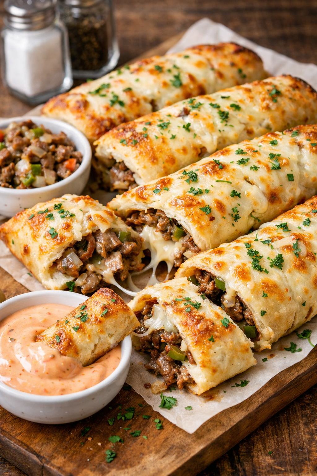 Cheesesteak Breadsticks
